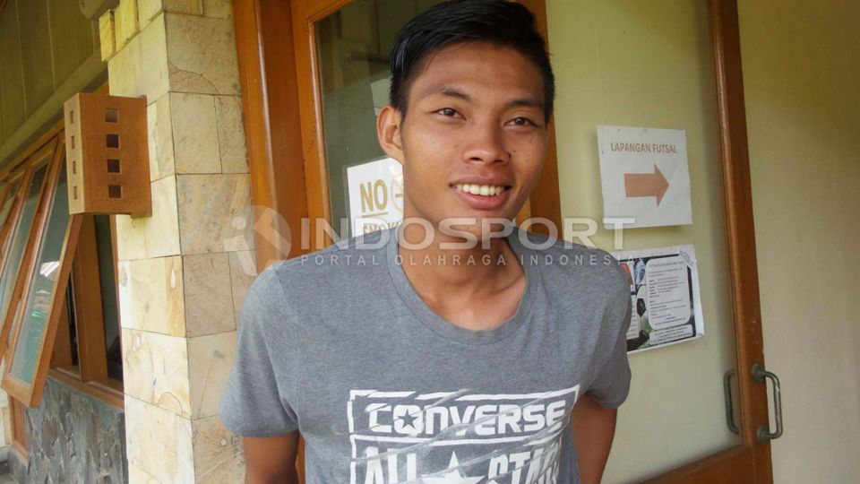 Vava Mario saat ditemui di TD timnas U-23 di Bandung. Copyright: © Ginanjar/INDOSPORT